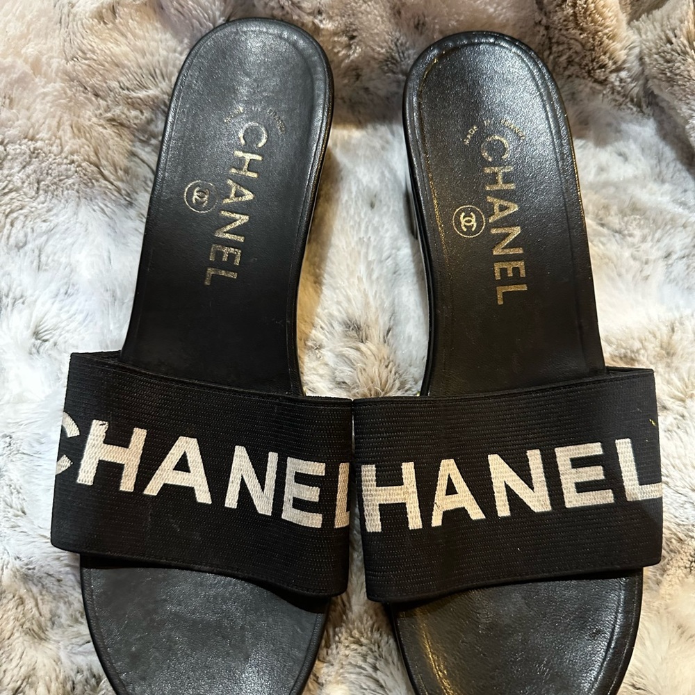 Authentic Chanel Mule Sandals